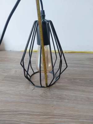 Lampa sufitowa 3 płomienna vintage z żarówkami