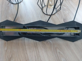 Lampa sufitowa 3 płomienna vintage z żarówkami