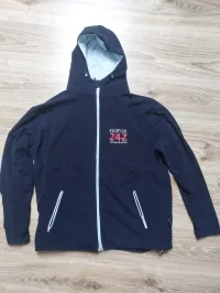 Polar męski z kapturem