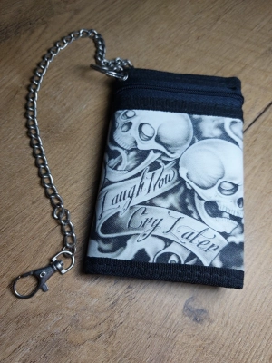 Nowy portfel w czaszki