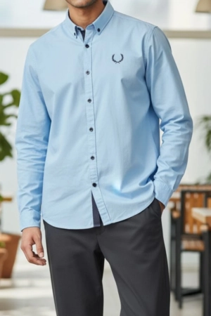 Koszula męska niebieska