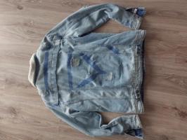 Kurtka jeansowa ocieplana