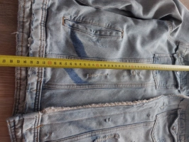 Kurtka jeansowa ocieplana