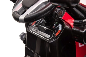 Traktor Na Akumulator Z Przyczepą | Czerwony 24V