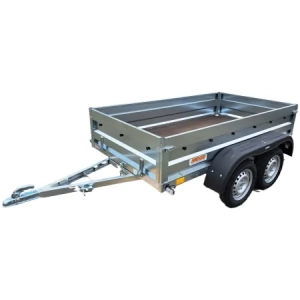 Wynajem - Przyczepa lekka 750 kg | 2 osiowa | 263x129 cm | uchylna