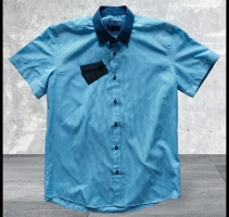 Nowa koszula krótki rękaw bawełniana