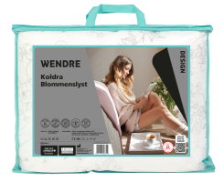 Kołdra BLOMMENSLYST 140x200 WENDRE - Całoroczna