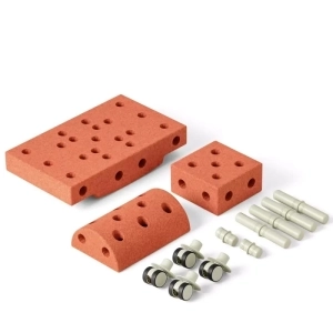 MODU Curiosity Set – Kreatywne klocki rozwijające motorykę dużą | Pomarańczowy