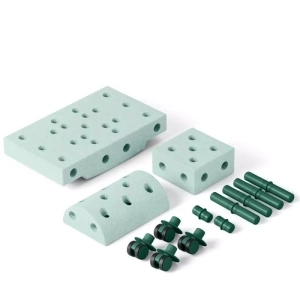 MODU Curiosity Set – Kreatywne klocki rozwijające motorykę dużą | Miętowy