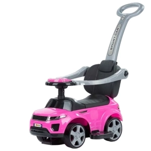 TO-MA - jeździk dla dziecka z pchaczem | Różowy
