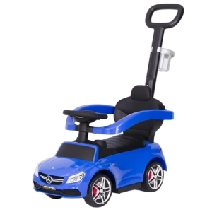Mercedes Amg C63 - jeździk dla dziecka z pchaczem | Niebieski