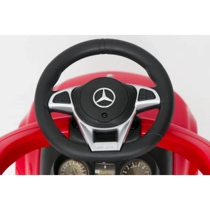 Mercedes Amg C63 - jeździk dla dziecka z pchaczem | Czerwony